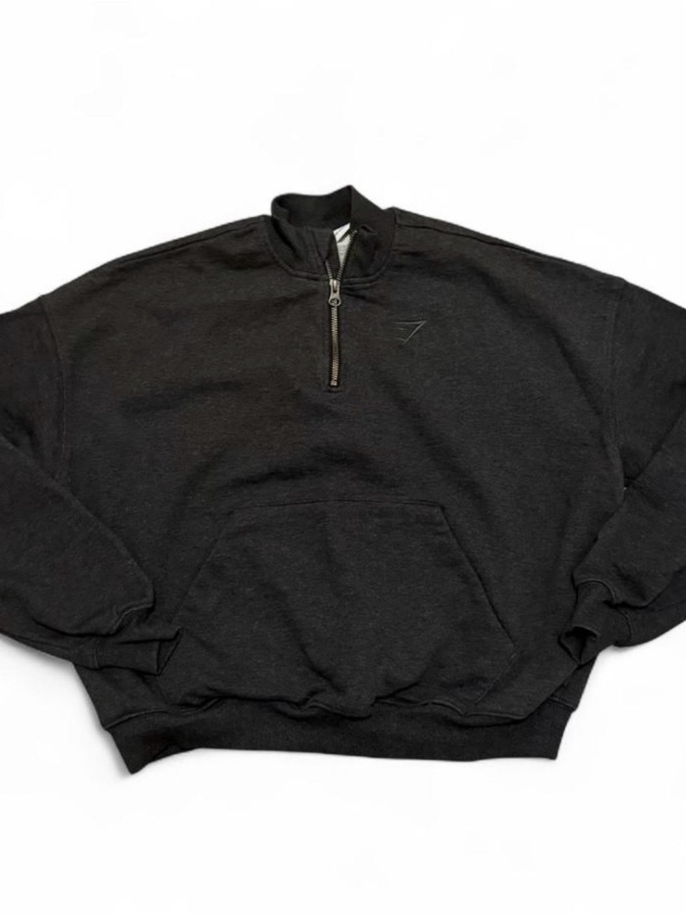 Gymshark Rest Day Sweats 1/2 Zip Pullover dark gray Sweater
